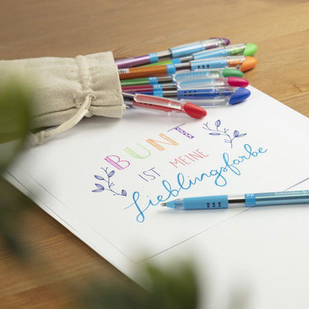 Slider Basic light blue Line width XB Ballpoint pens by Schneider