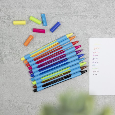 Slider Edge pink Line width XB Ballpoint pens by Schneider
