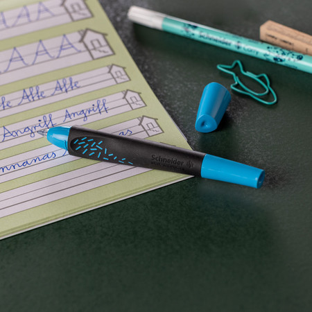 Breeze blue Line width M Cartridge rollerballs by Schneider