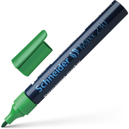 Maxx 230 green Line width 1-3 mm Permanent markers by Schneider