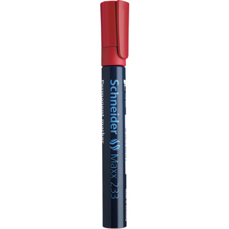 Maxx 233 red Line width 1+5 mm Permanent markers by Schneider
