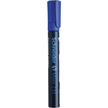 Maxx 233 blue Line width 1+5 mm Permanent markers by Schneider