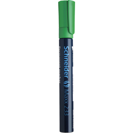 Maxx 233 green Line width 1+5 mm Permanent markers by Schneider