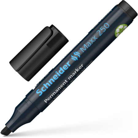 Maxx 250 black Line width 2+7 mm Permanent markers by Schneider