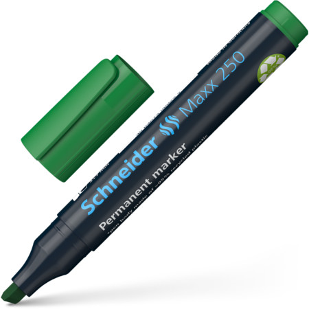 Maxx 250 green Line width 2+7 mm Permanent markers by Schneider