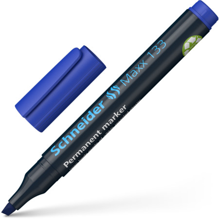 Maxx 133 blue Line width 1+4 mm Permanent markers by Schneider