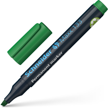 Maxx 133 green Line width 1+4 mm Permanent markers by Schneider