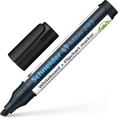 Maxx 293 black Line width 2+5 mm Whiteboard & Flipchart markers by Schneider