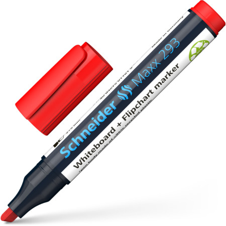 Maxx 293 red Line width 2+5 mm Whiteboard & Flipchart markers by Schneider