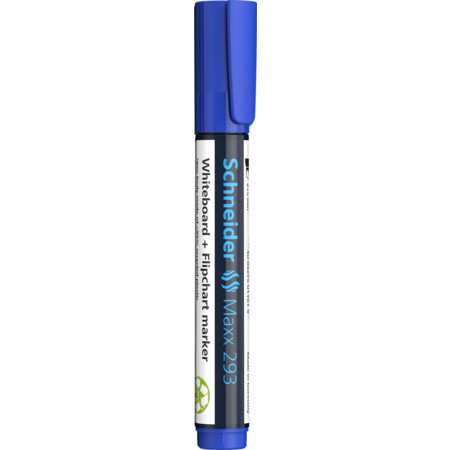 Maxx 293 blue Line width 2+5 mm Whiteboard & Flipchart markers by Schneider