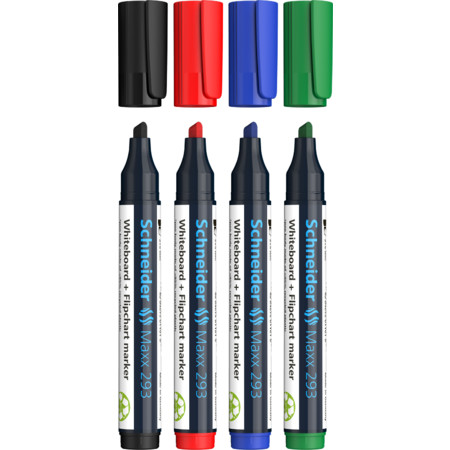 Maxx 293 wallet Multipack Line width 2+5 mm Whiteboard & Flipchart markers by Schneider