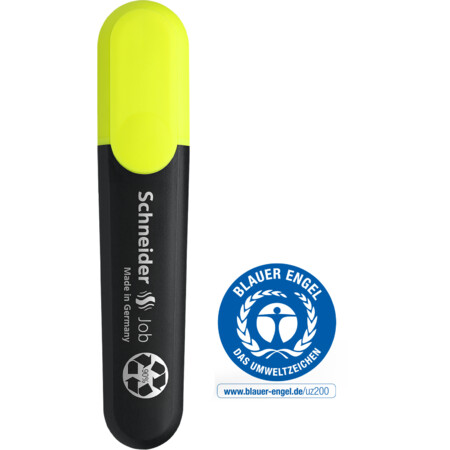 Job yellow Line width 1+5 mm Highlighters by Schneider