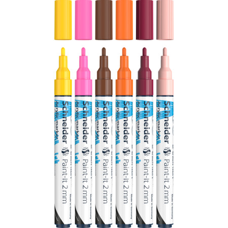 Paint-It 310 2 mm wallet 3 Multipack Line width 2 mm Fineliners and fibrepens by Schneider