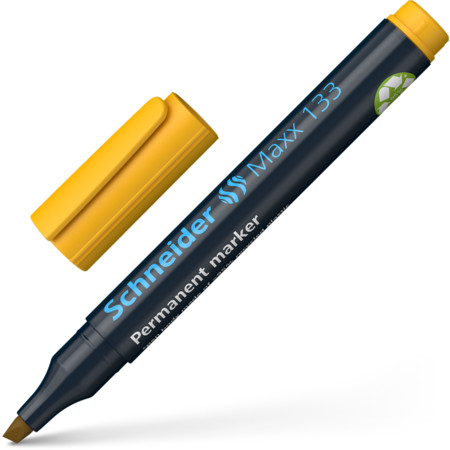 Maxx 133 yellow Line width 1+4 mm Permanent markers by Schneider