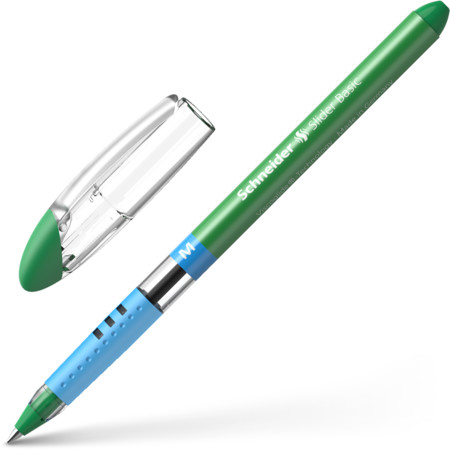 Slider Basic green Line width M Ballpoint pens by Schneider