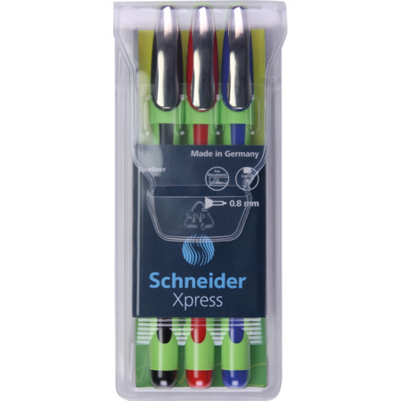 Xpress Multipack Line width 0.8 mm Fineliners and fibrepens by Schneider