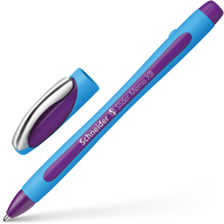 Slider Memo XB violet Line width XB Ballpoint pens by Schneider