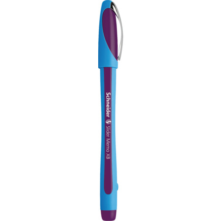 Slider Memo XB violet Line width XB Ballpoint pens by Schneider