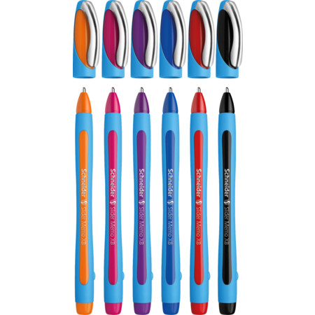 Slider Memo XB wallet Multipack Line width XB Ballpoint pens by Schneider