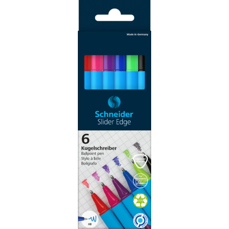 Slider Edge Multipack Line width XB Ballpoint pens by Schneider