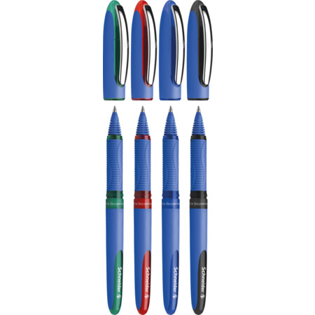 One Hybrid C 0.3 wallet Multipack Line width 0.3 mm Rollerballs by Schneider