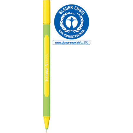 Line-Up golden-yellow Line width 0.4 mm Fineliners and fibrepens by Schneider