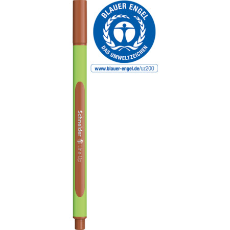 Line-Up mahogani-brown Line width 0.4 mm Fineliners and fibrepens by Schneider