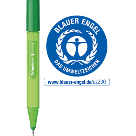 Link-It blackforest-green Line width 0.4 mm Fineliners and fibrepens by Schneider