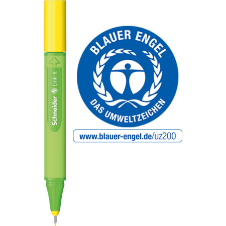 Link-It golden-yellow Line width 0.4 mm Fineliners and fibrepens by Schneider