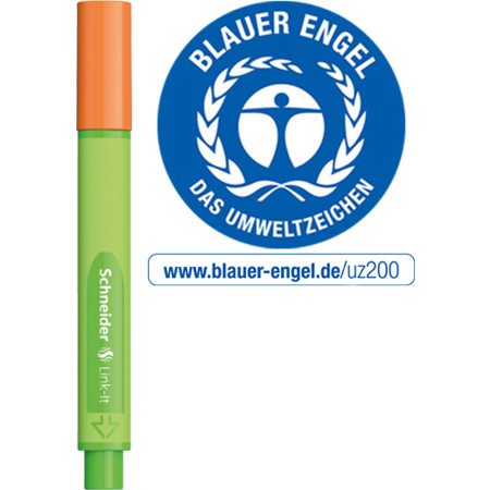 Link-It tango-orange Line width 0.4 mm Fineliners and fibrepens by Schneider