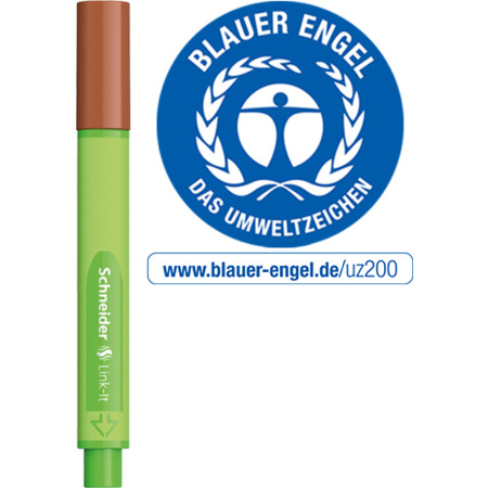 Link-It mahogani-brown Line width 0.4 mm Fineliners and fibrepens by Schneider