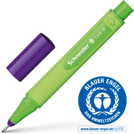 Link-It daytona-violet Line width 0.4 mm Fineliners and fibrepens by Schneider