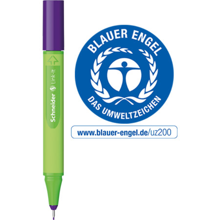 Link-It daytona-violet Line width 0.4 mm Fineliners and fibrepens by Schneider