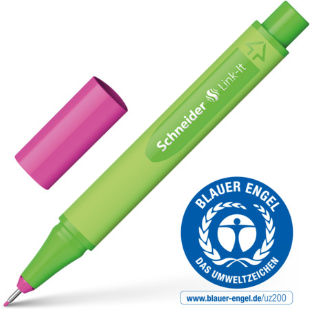 Link-It fashion-pink Line width 0.4 mm Fineliners and fibrepens by Schneider