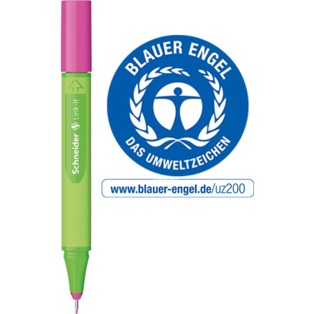 Link-It fashion-pink Line width 0.4 mm Fineliners and fibrepens by Schneider