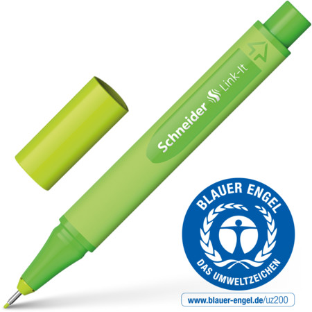 Link-It apple-green Line width 0.4 mm Fineliners and fibrepens by Schneider