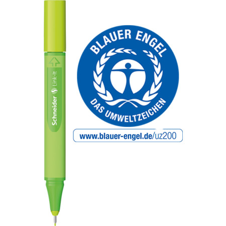 Link-It apple-green Line width 0.4 mm Fineliners and fibrepens by Schneider