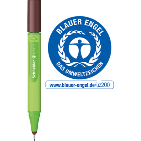 Link-It topaz-brown Line width 0.4 mm Fineliners and fibrepens by Schneider