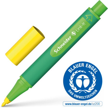 Link-It golden-yellow Line width 1 mm Fineliners and fibrepens by Schneider