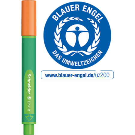 Link-It tango-orange Line width 1 mm Fineliners and fibrepens by Schneider