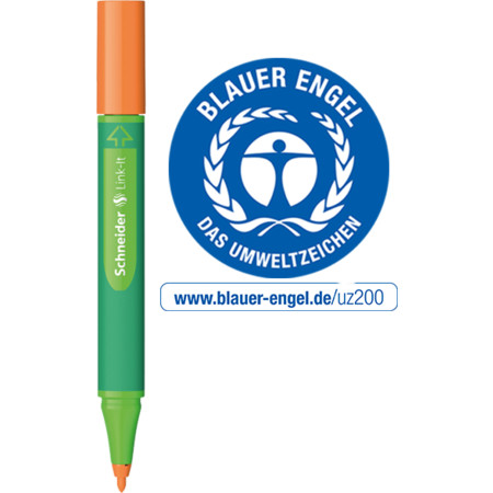 Link-It tango-orange Line width 1 mm Fineliners and fibrepens by Schneider
