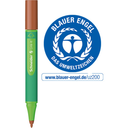Link-It mahogani-brown Line width 1 mm Fineliners and fibrepens by Schneider