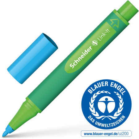 Link-It mineral-blue Line width 1 mm Fineliners and fibrepens by Schneider