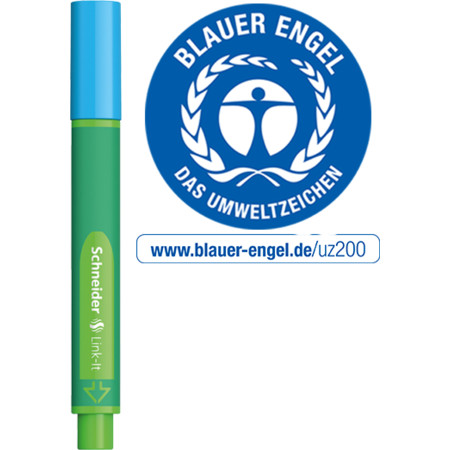 Link-It mineral-blue Line width 1 mm Fineliners and fibrepens by Schneider