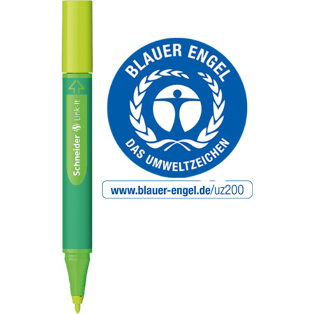 Link-It apple-green Line width 1 mm Fineliners and fibrepens by Schneider