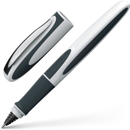 Ray white-dark grey Line width M Cartridge rollerballs by Schneider