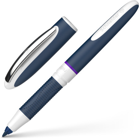 One Change violet Line width 0.6 mm Cartridge rollerballs by Schneider