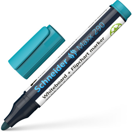 Maxx 290 turquoise Line width 2-3 mm Whiteboard & Flipchart markers by Schneider