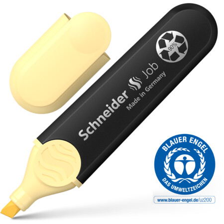 Job Pastel vanilla Line width 1+5 mm Highlighters by Schneider