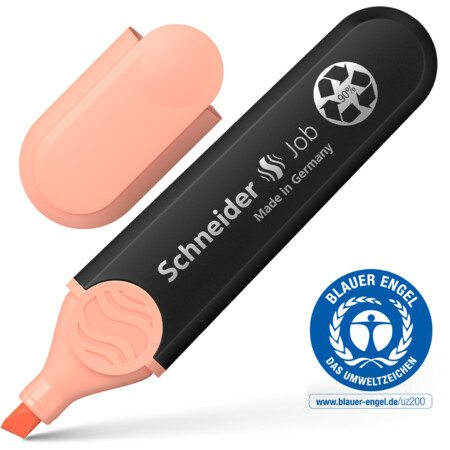 Job Pastel peach Line width 1+5 mm Highlighters by Schneider